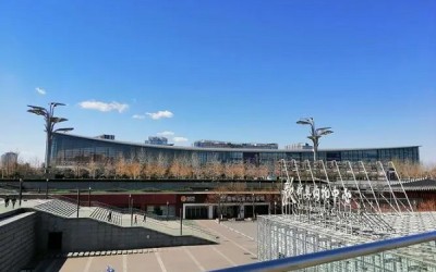 Metal spring shock absorbers of Beijing Olympic East Station unit